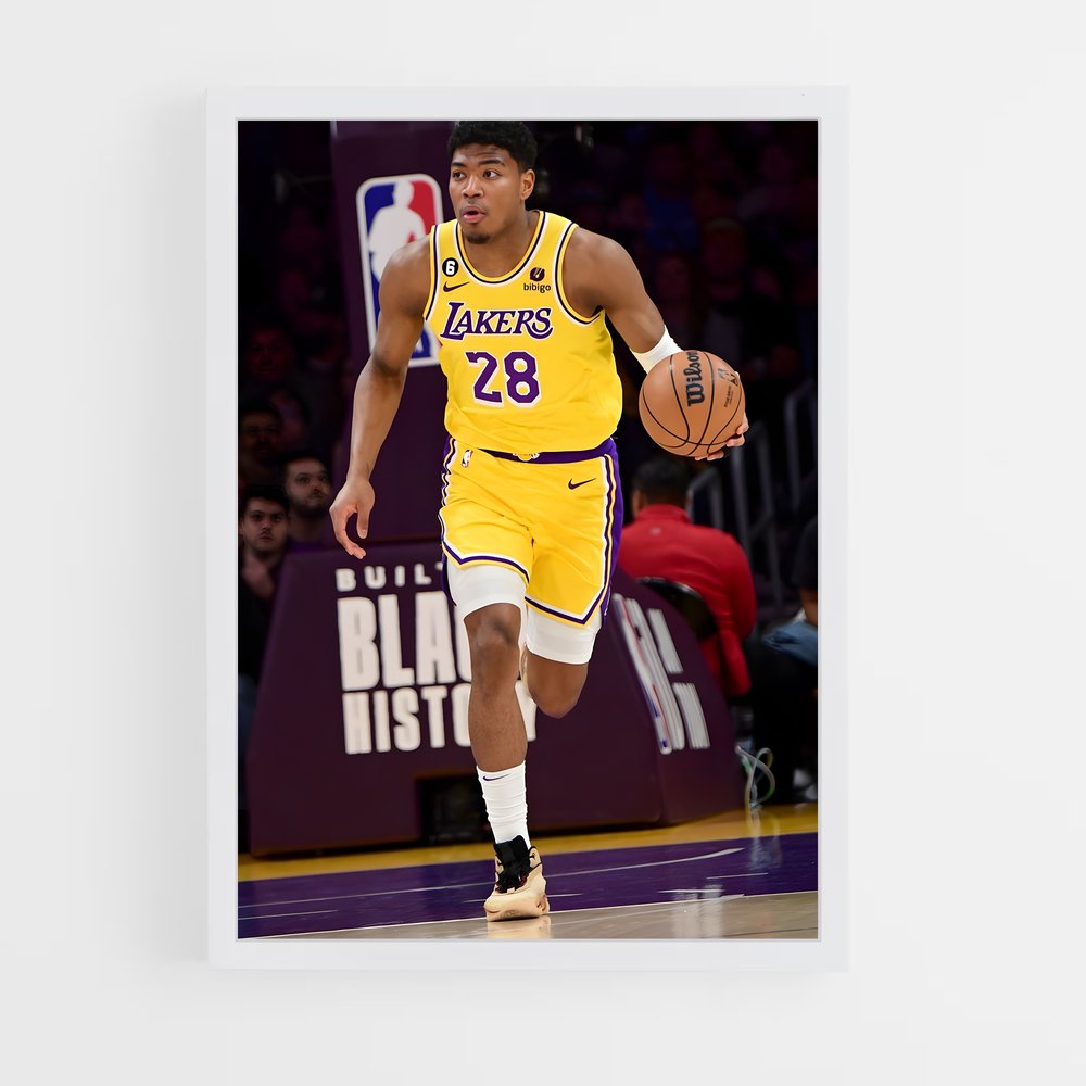 Poster L'Étoile des Lakers – affiche Basketball (vue 3)
